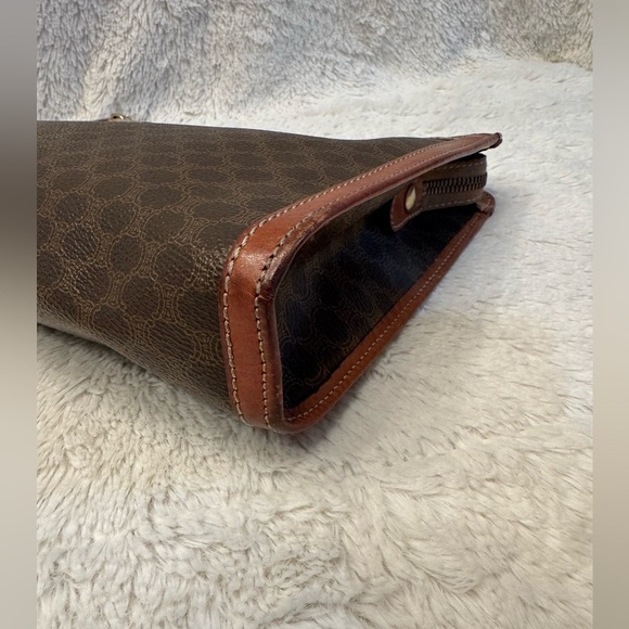 EUC Vintage Celine Macadam Monogram Clutch With Hidden Strap - Picture 8 of 16